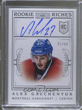 2013-14 Panini National Treasures - Rookie Riches #RR-AG - Alex Galchenyuk /99