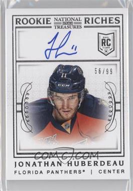 2013-14 Panini National Treasures - Rookie Riches #RR-JH - Jonathan Huberdeau /99