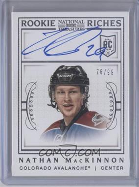 2013-14 Panini National Treasures - Rookie Riches #RR-NMK - Nathan MacKinnon /99