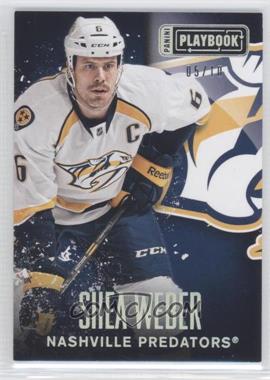 2013-14 Panini Playbook - [Base] - Holo Silver #45 - Shea Weber /10