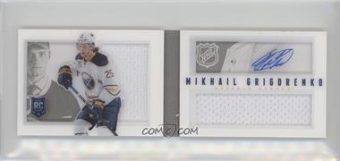 2013-14 Panini Playbook - [Base] #103 - Rookie Booklet Jersey Autograph - Mikhail Grigorenko /199