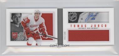 2013-14 Panini Playbook - [Base] #166 - Rookie Booklet Jersey Autograph - Tomas Jurco /199