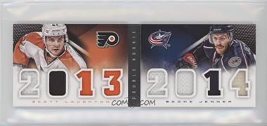 2013-14 Panini Playbook - Double Rookie Classbook #DR-LJ - Scott Laughton, Boone Jenner