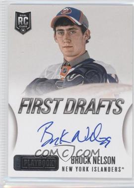 2013-14 Panini Playbook - First Drafts Signatures #FD-BNE - Brock Nelson