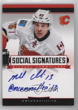 2013-14 Panini Playbook - Social Signatures #SS-MI - Mike Cammalleri