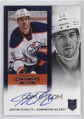 2013-14 Panini Playoff Contenders - [Base] #260.2 - Rookie Ticket - Justin Schultz (Variation) /50