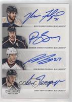 Nick Foligno, Brandon Dubinsky, Ryan Murray, Corey Tropp