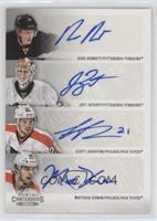 Beau Bennett, Jeff Zatkoff, Matthew Konan, Scott Laughton