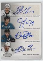 Patrick Marleau, Joe Thornton, Dan Boyle, Marty Havlat