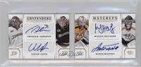 Frederik Andersen, Magnus Hellberg, Marek Mazanec, Viktor Fasth #/99