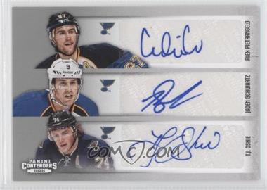 2013-14 Panini Playoff Contenders - Contenders Sixes #C6-STL - Alex Pietrangelo, Brenden Morrow, Jaden Schwartz, Jay Bouwmeester, Ryan Miller, T.J. Oshie