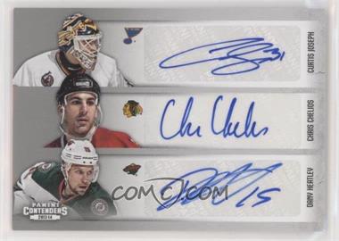 2013-14 Panini Playoff Contenders - Contenders Sixes #C6-WIS - Ben Street, Brendan Smith, Chris Chelios, Curtis Joseph, Dany Heatley, Kyle Turris