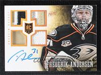 Rookie Patch Autograph - Frederik Andersen [EX to NM] #/25