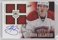 Rookie Patch Autograph - Brendan Gallagher [EX to NM] #/199