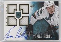 Rookie Patch Autograph - Tomas Hertl #/199