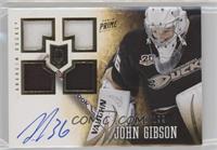 Rookie Patch Autograph - John Gibson #/199