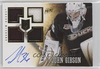 Rookie Patch Autograph - John Gibson [EX to NM] #/199