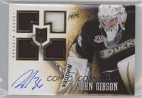 Rookie Patch Autograph - John Gibson #/199