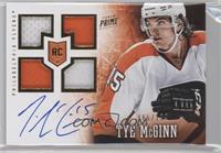 Rookie Patch Autograph - Tye McGinn #/199