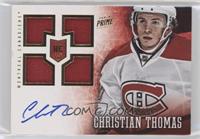 Rookie Patch Autograph - Christian Thomas #/199