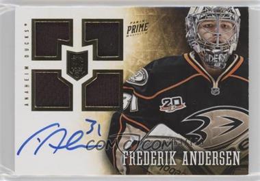 2013-14 Panini Prime - [Base] #174 - Rookie Patch Autograph - Frederik Andersen /199
