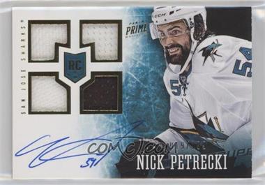 2013-14 Panini Prime - [Base] #187 - Rookie Patch Autograph - Nick Petrecki /199