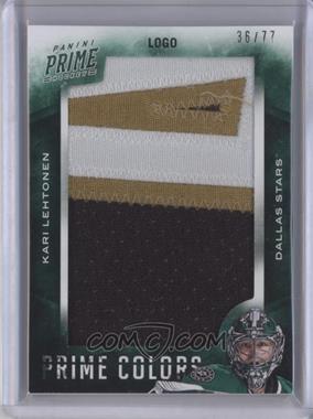 2013-14 Panini Prime - Prime Colors - Logo #PC-KLE - Kari Lehtonen /77