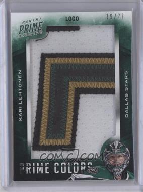 2013-14 Panini Prime - Prime Colors - Logo #PC-KLE - Kari Lehtonen /77