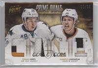 Hampus Lindholm, Tomas Hertl #/25