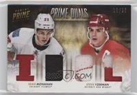 Sean Monahan, Steve Yzerman [EX to NM] #/25