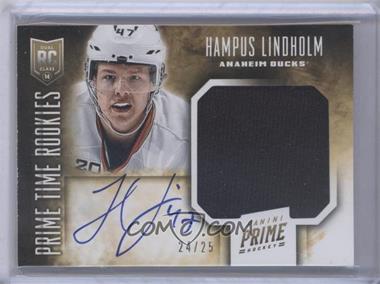 2013-14 Panini Prime - Prime Time Rookies - Signatures #RK-HLI - Hampus Lindholm /25