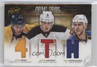 Seth Jones, Adam Larsson, Alex Pietrangelo [EX to NM] #/100