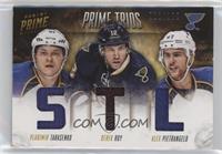 Alex Pietrangelo, Derek Roy, Vladimir Tarasenko [EX to NM] #/100