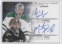 Jack Campbell, Marty Turco #/25