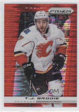 2013-14 Panini Prizm - [Base] - Target Red Pulsar Prizm #121 - T.J. Brodie