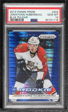 2013-14 Panini Prizm - [Base] - Wal-Mart Blue Pulsar Prizm #243 - Jonathan Huberdeau [PSA 10 GEM MT]