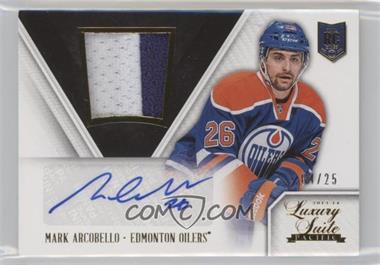 2013-14 Panini Rookie Anthology - Luxury Suite Memorabilia - Prime #178 - Rookie Autograph - Mark Arcobello /25