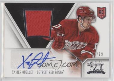 2013-14 Panini Rookie Anthology - Luxury Suite Memorabilia #138 - Rookie Autograph - Xavier Ouellet /99