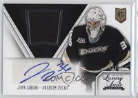 Rookie Autograph - John Gibson [Noted] #/99