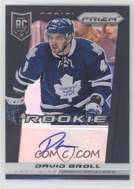 2013-14 Panini Rookie Anthology - Prizm Update - Silver Prizm Autographs #391 - David Broll /25