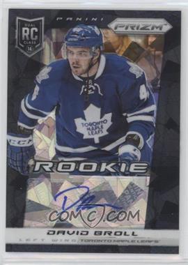 2013-14 Panini Rookie Anthology - Prizm Update - Spring Expo Cracked Ice Black Autographs #391 - David Broll