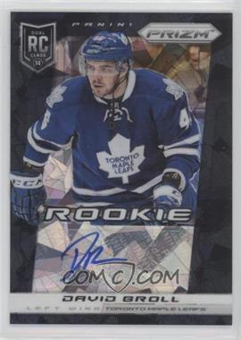 2013-14 Panini Rookie Anthology - Prizm Update - Spring Expo Cracked Ice Black Autographs #391 - David Broll