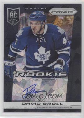 2013-14 Panini Rookie Anthology - Prizm Update - Spring Expo Cracked Ice Black Autographs #391 - David Broll