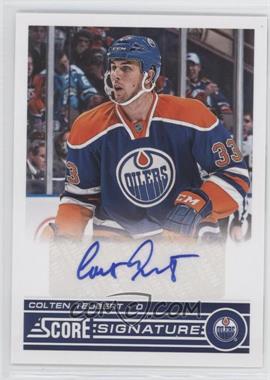 2013-14 Panini Rookie Anthology - Score Signatures #SS-CTB - Colten Teubert