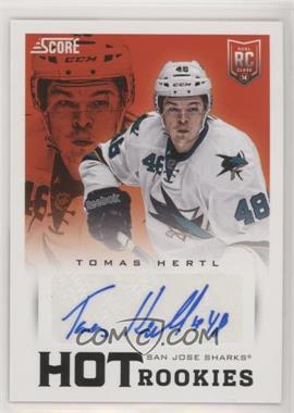 2013-14 Panini Rookie Anthology - Score Update - Hot Rookies Signatures #700 - Tomas Hertl