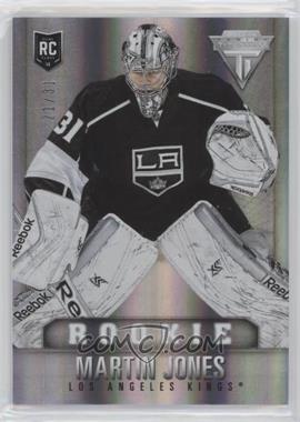 2013-14 Panini Rookie Anthology - Titanium Update Rookie - Jersey Number #267 - Martin Jones /31