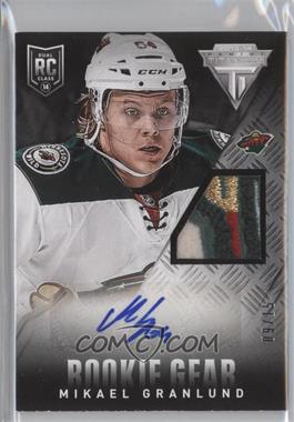 2013-14 Panini Rookie Anthology - Titanium Update Rookie Gear Autographs - Patch #RA-MIG - Mikael Granlund /15