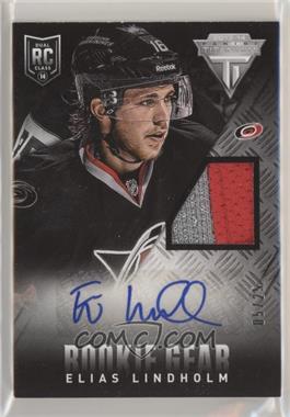 2013-14 Panini Rookie Anthology - Titanium Update Rookie Gear Autographs - Prime #RA-ELI - Elias Lindholm /25