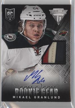 2013-14 Panini Rookie Anthology - Titanium Update Rookie Gear Autographs - Prime #RA-MG - Mikael Granlund /25