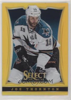 2013-14 Panini Select - [Base] - Gold Prizm #53 - Joe Thornton /10